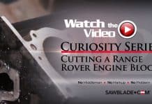 Curiosity Series 02 : Cutting a Range Rover Engine Block!