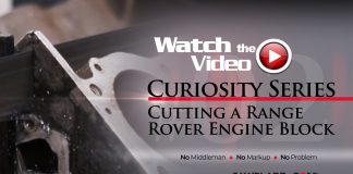 Curiosity Series 02 : Cutting a Range Rover Engine Block!