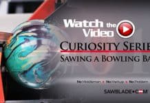 Curiosity Series 01 : Sawing a Bowling Ball in Half
