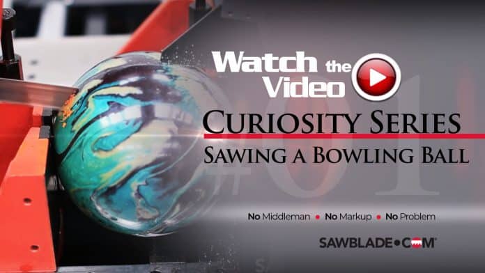 Curiosity Series 01 : Sawing a Bowling Ball in Half