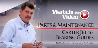 How to Install the Carter Jet 16 Bearing Guides