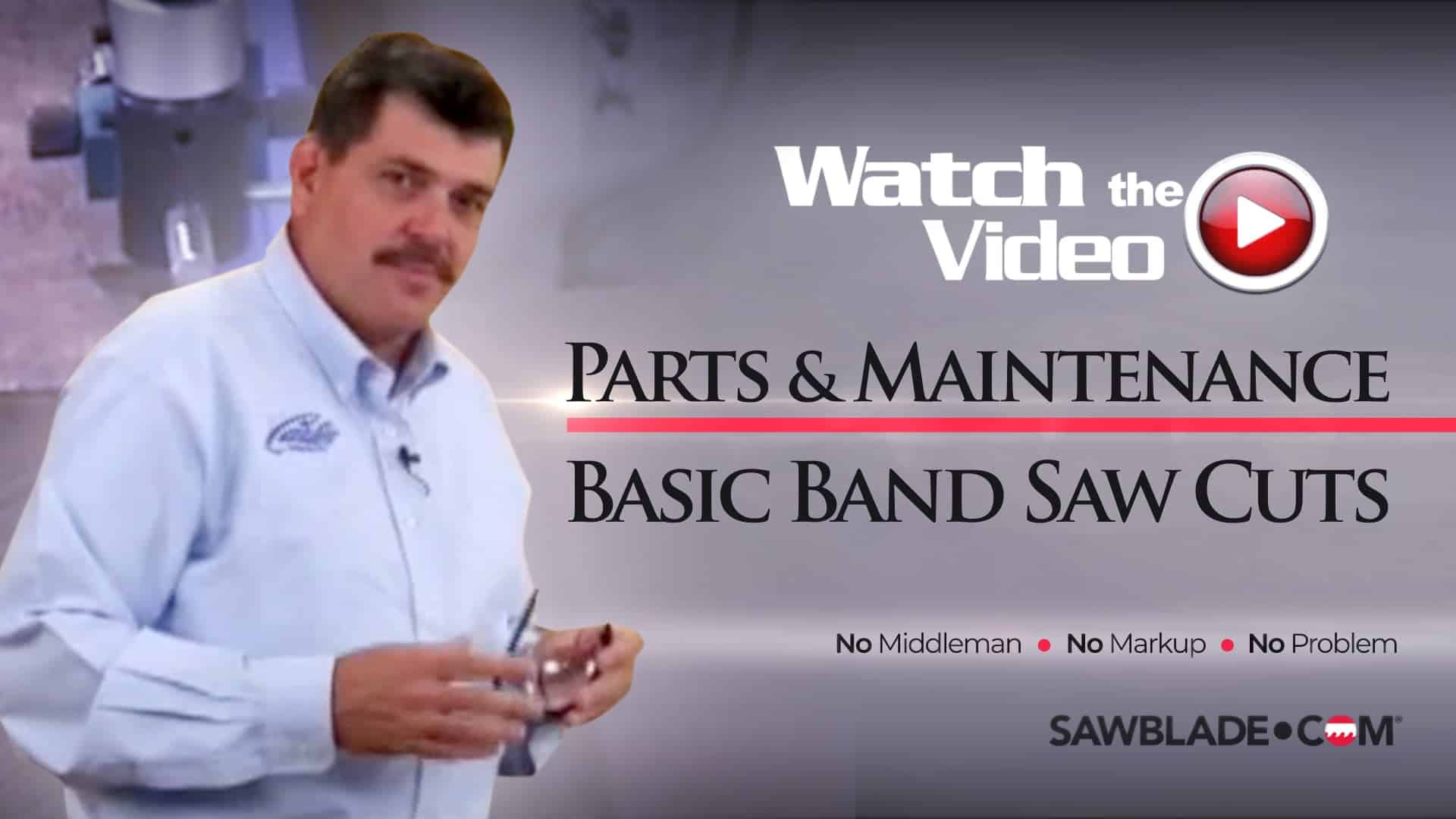 Carter Training Video, Basic Band Saw Cuts SawbladeTV