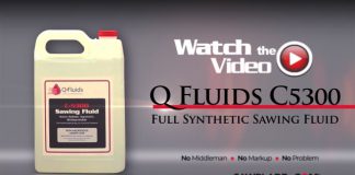 Q Fluid C5300 Full Synthetic Sawing Fluid