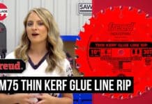 Freud’s LM75 Thin Kerf Glue Line Rip Circular Saw Blade