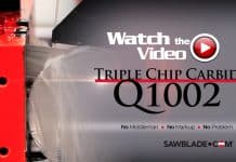 Cut Series, Q1002 Carbide Triple Chip Blade
