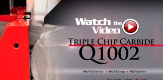 Cut Series, Q1002 Carbide Triple Chip Blade