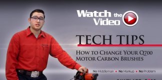 How to Change Your Q700 Motor Carbon Brushes