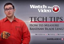 How to Measure Bandsaw Blade Length