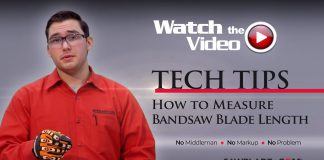 How to Measure Bandsaw Blade Length