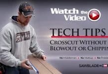 Crosscut Without Blowout or Chipping With Tyler