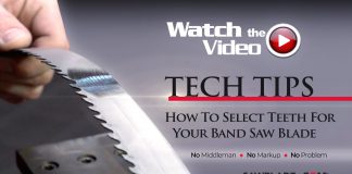 How To Select The Right Tooth Pitch For Your Band Saw Blade