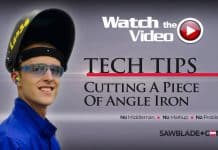 How to Properly Cut a Piece of Angle Iron