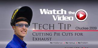 Cutting Pie Cuts For Exhaust