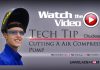 Cutting an Air Compressor Pump