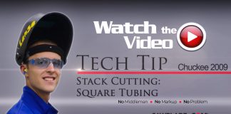 How to Stack Cut Square Tubing with Chuckee