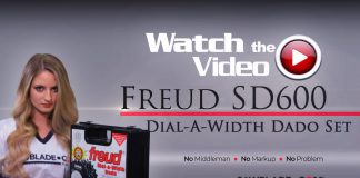Freud SD608 Dial-A-Width Dado Set