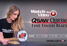 Qsaw 8 Inch 60 Tooth Fine Finish Wood Circular Saw Blade