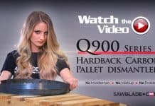 Q900 Hardback Carbon Pallet Dismantler Band Saw Blade