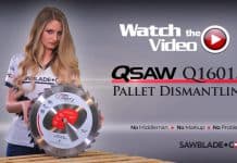 Qsaw 16 Inch 30 Tooth Pallet Dismantling Circular Saw Blade