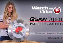 Qsaw 18 Inch 36 Tooth Pallet Dismantling Circular Saw Blade