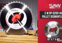 The QSaw Q200140 Pallet Dismantling Circular Saw Blade