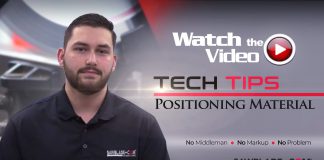 How To Position Material