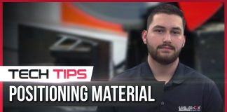 How To Position Material