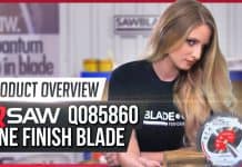 Qsaw 8 Inch 60 Tooth Fine Finish Wood Circular Saw Blade