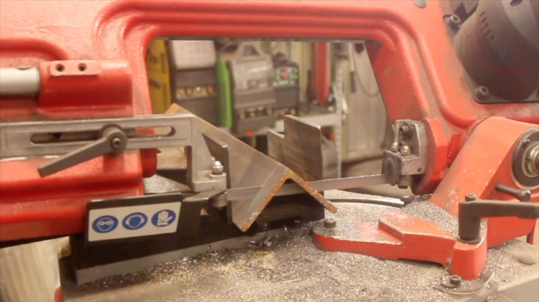 How to Properly Cut a Piece of Angle Iron SawbladeTV