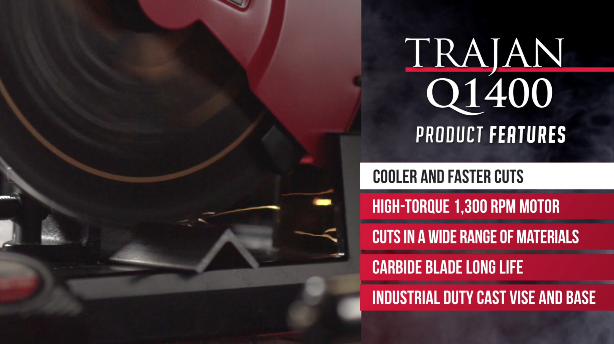 Trajan Q1400 Industrial Carbide Saw SawbladeTV