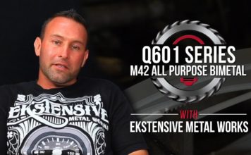 The Q601 M42 Bi-Metal Band Saw Blade with Ekstensive Metal Works