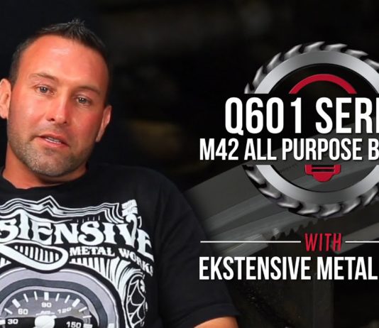 The Q601 M42 Bi-Metal Band Saw Blade with Ekstensive Metal Works
