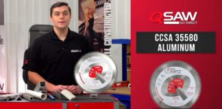 The Qsaw CCSA35580 Aluminum Circular Saw Blade