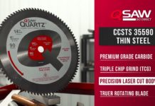 The Qsaw CCSTS35590 Thin Steel Circular Saw Blade
