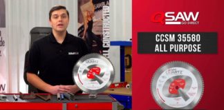 The Qsaw CCSM35580 All Purpose Circular Saw Blade