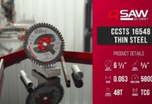 Qsaw CCSTS16548 Thin Steel Circular Saw Blade