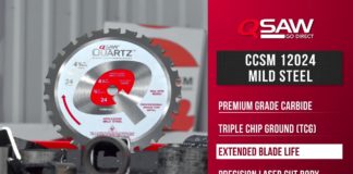 CCSM12024 Mild Steel QSaw Circular Saw Blade
