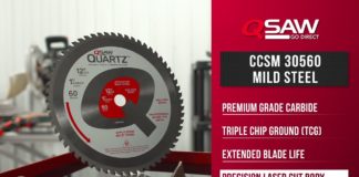 Qsaw CCSM30560 Mild Steel Circular Saw Blade