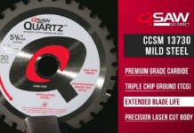 Qsaw CCSM13730 Mild Steel Circular Saw Blade