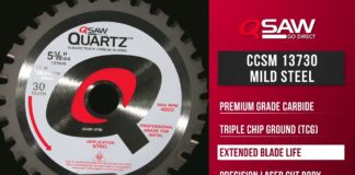 Qsaw CCSM13730 Mild Steel Circular Saw Blade