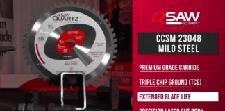 Qsaw CCSM23048 Mild Steel Circular Saw Blade