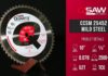Qsaw CCSM25452 Mild Steel Circular Saw Blade
