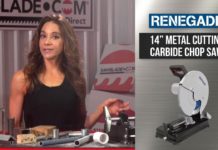 RENEGADE 14″ Metal Cutting Carbide Chop Saw