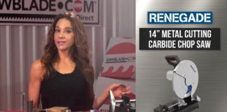 RENEGADE 14″ Metal Cutting Carbide Chop Saw