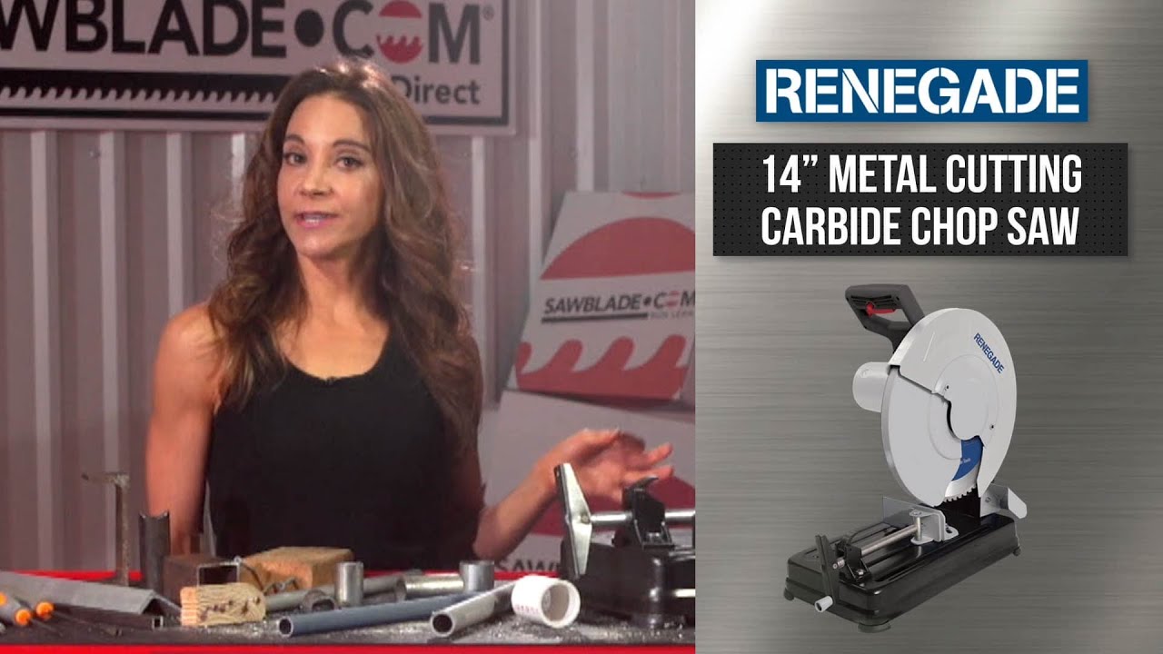 RENEGADE 14" Metal Cutting Carbide Chop Saw SawbladeTV