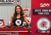 7″QSaw Blade for Thin Steel 5 Pak