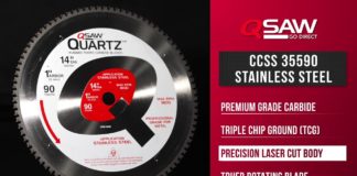 Qsaw CCSS35590 Stainless Steel Circular Saw Blade