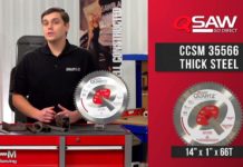 The Qsaw CCSM35566 Mild Steel Circular Saw Blade