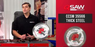The Qsaw CCSM35566 Mild Steel Circular Saw Blade