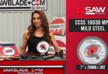 QSaw 7” 38 Tooth Mild Steel Blade 5 Pak